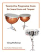 21 Progressive Duets for Snare Drum and Timpani cover